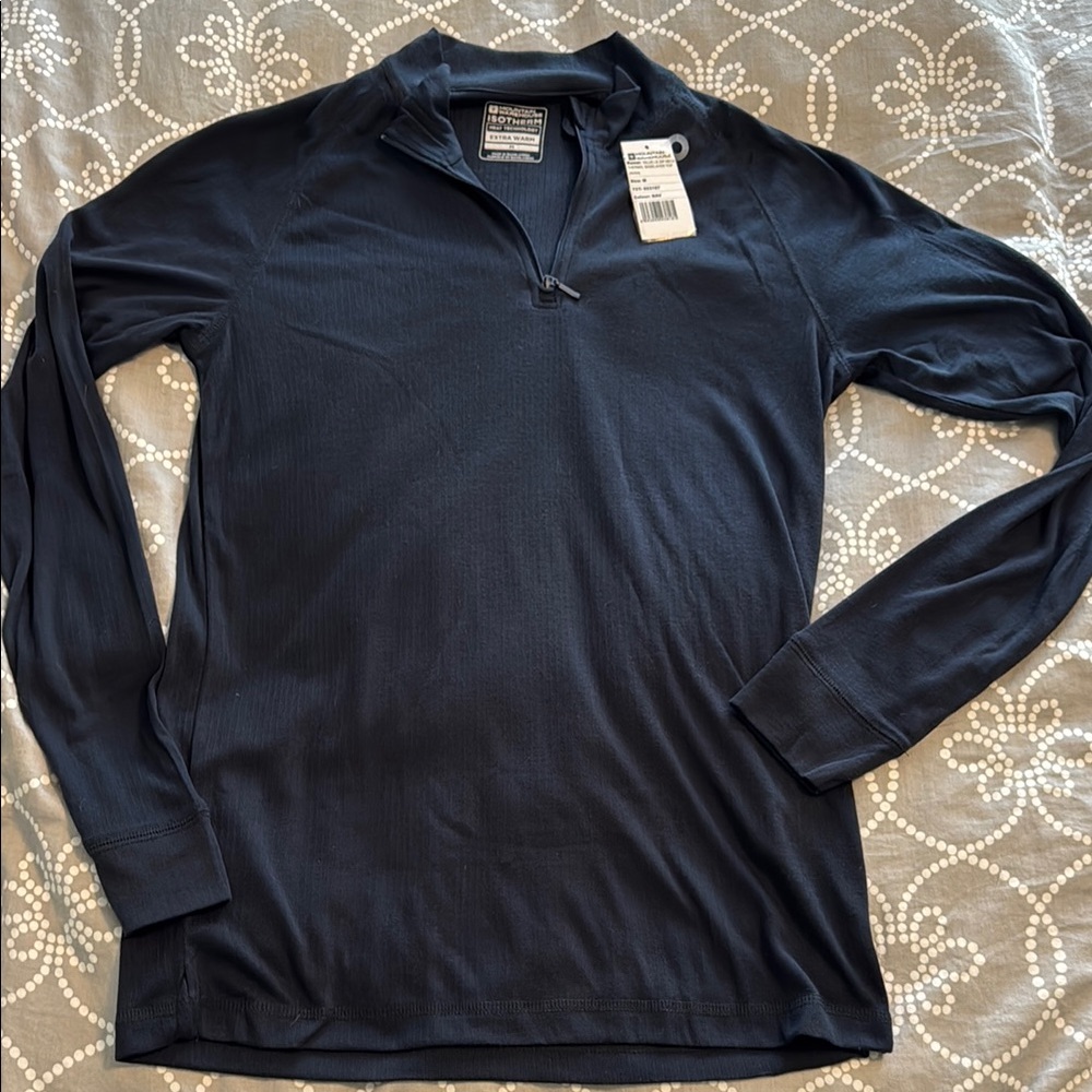 Men's Navy Quarter-Zip Pullover